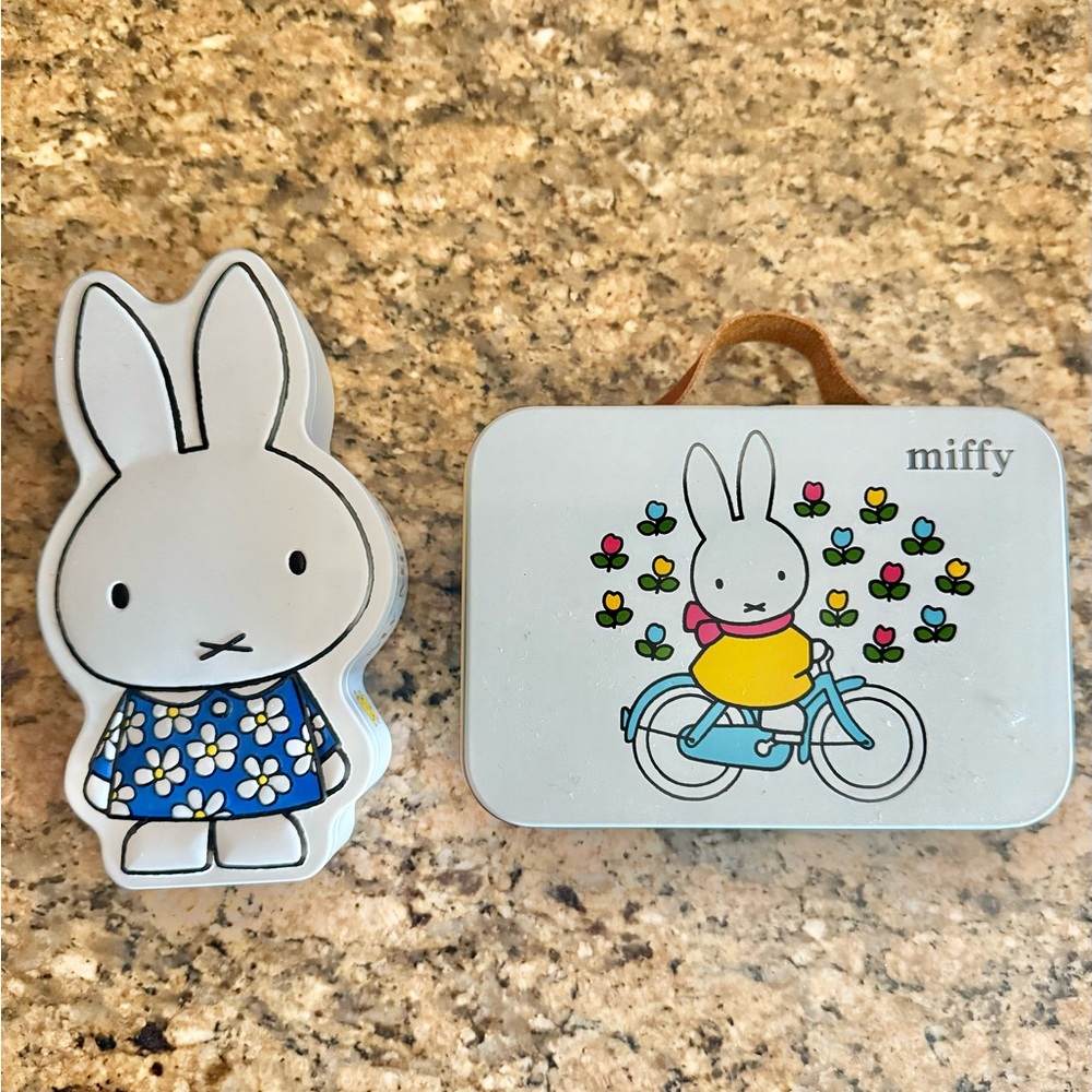 Bundle of 2 Miffy Decor Storage Tins